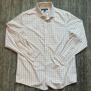 Mizzen + Main Leeward Plaid Button Down Performance Shirt, Size M, Classic Fit